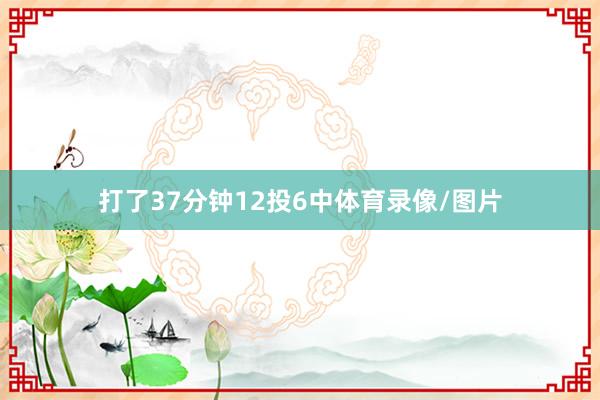 打了37分钟12投6中体育录像/图片